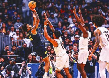 Former Buckeye Roddy Gayle Jr. performs position of hero as Michigan strikes on to Candy 16