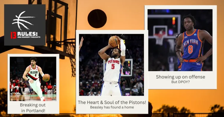 13 Guidelines Random NBA Ideas – NBA Week 24