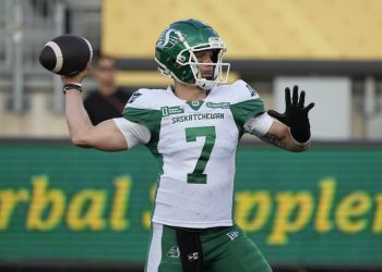 Trevor Harris, Roughriders put 4-0 document on line vs. Stampeders