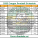 2025 Oregon Soccer Schedule; Printable, Matchups and TV