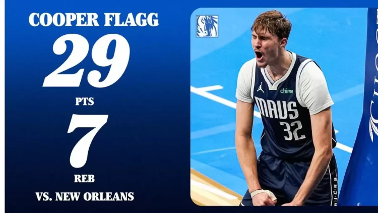 Jason Kidd praises Cooper Flagg in Mavericks’ win over Pelicans