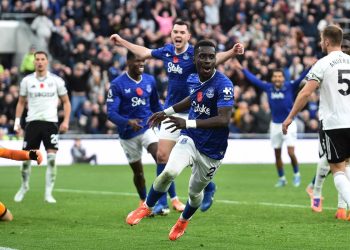 Everton star was “in every single place” vs Fulham, received 100% of his aerial duels
