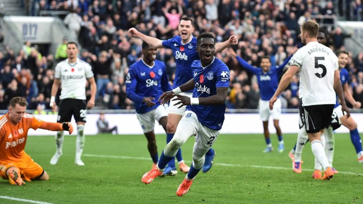 Everton star was “in every single place” vs Fulham, received 100% of his aerial duels