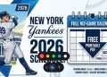2026 New York Yankees Schedule: Key Dates, Subway Collection & Printable PDF