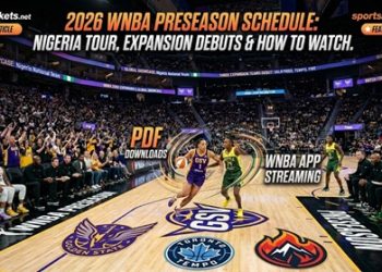 2026 WNBA Preseason Schedule: Nigeria Tour, Growth Debuts & How one can Watch