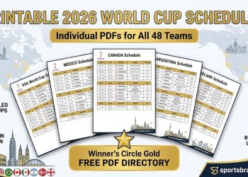 2026 World Cup Printable Schedules: PDF Guides for All 48 Groups