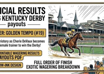 2026 Kentucky Derby Official Outcomes and Payouts: Golden Tempo Makes Historical past