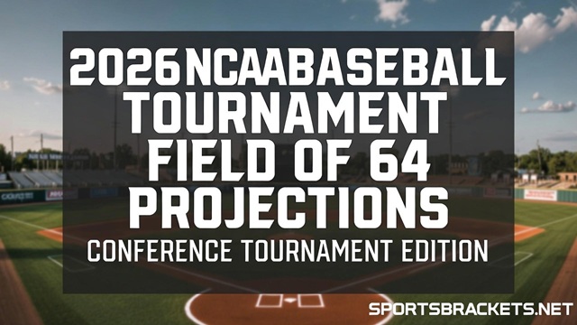 2026 NCAA Baseball Event Area of 64 Projections: Convention Event Version