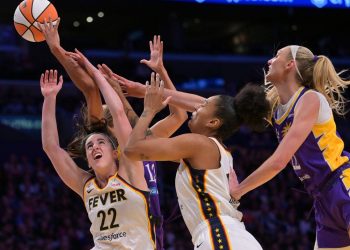Caitlin Clark scores 23 as Fever deal with Sparks for first win