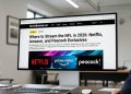 The place to Stream the NFL in 2026: Netflix, Amazon, and Peacock Exclusives